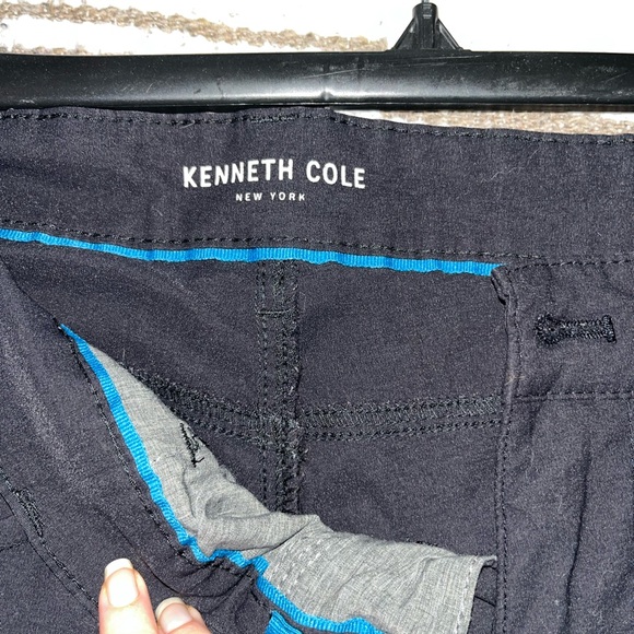 Kenneth Cole Dark Shorts with Blue Accents - Picture 1 of 2
